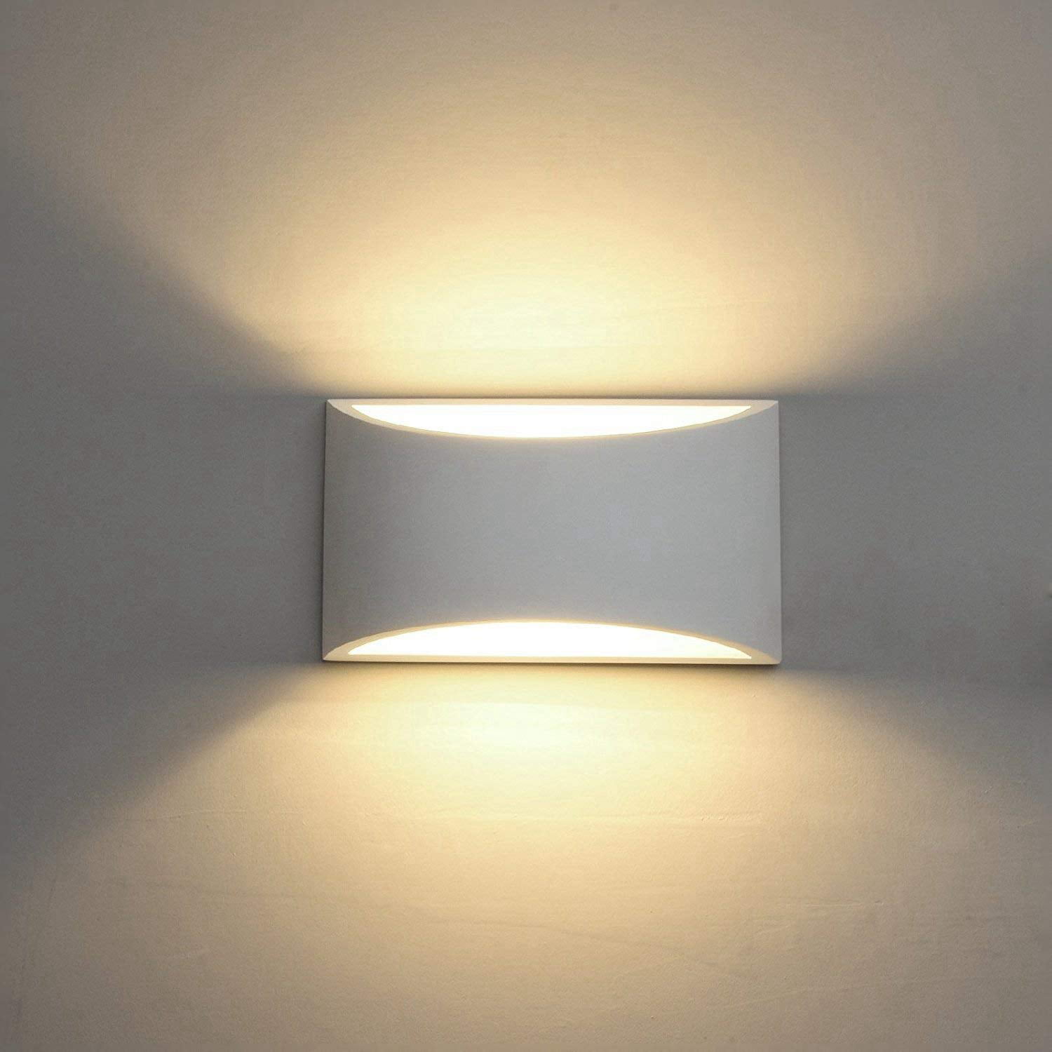Down Cube Sconce Modern LED Wall Light Room Decor Bedroom Corridor Bedside Lamp 