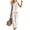 A498 White, variant on Xdegoge Linen 2 Piece Lounge Sets for Women Sleeveless Tank Top and Wide Leg Long Pants Outfit with Side Stripes Casual Loose Fit Tracksuit Athletic Activewear Summer Vacation