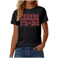 thumbnail image 4 of Ramiter T-Shirts Canadiens pour Femmes T-Shirts pour Femmes T-Shirt Graphique pour l'Été Tenue Décontractée Confortable Manche Courte Col Rond T-Shirt avec Imprimé Fête du Canada Patriotique Hauts pour Femmes, 4 of 4
