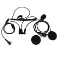 thumbnail image 1 of Reemplazo del micrófono del casco de la motocicleta de Walkie Talkie de 2 pines PTT para Kenwood Baofeng Radio bidireccional Eigraketly  TX1104-00, 1 of 2