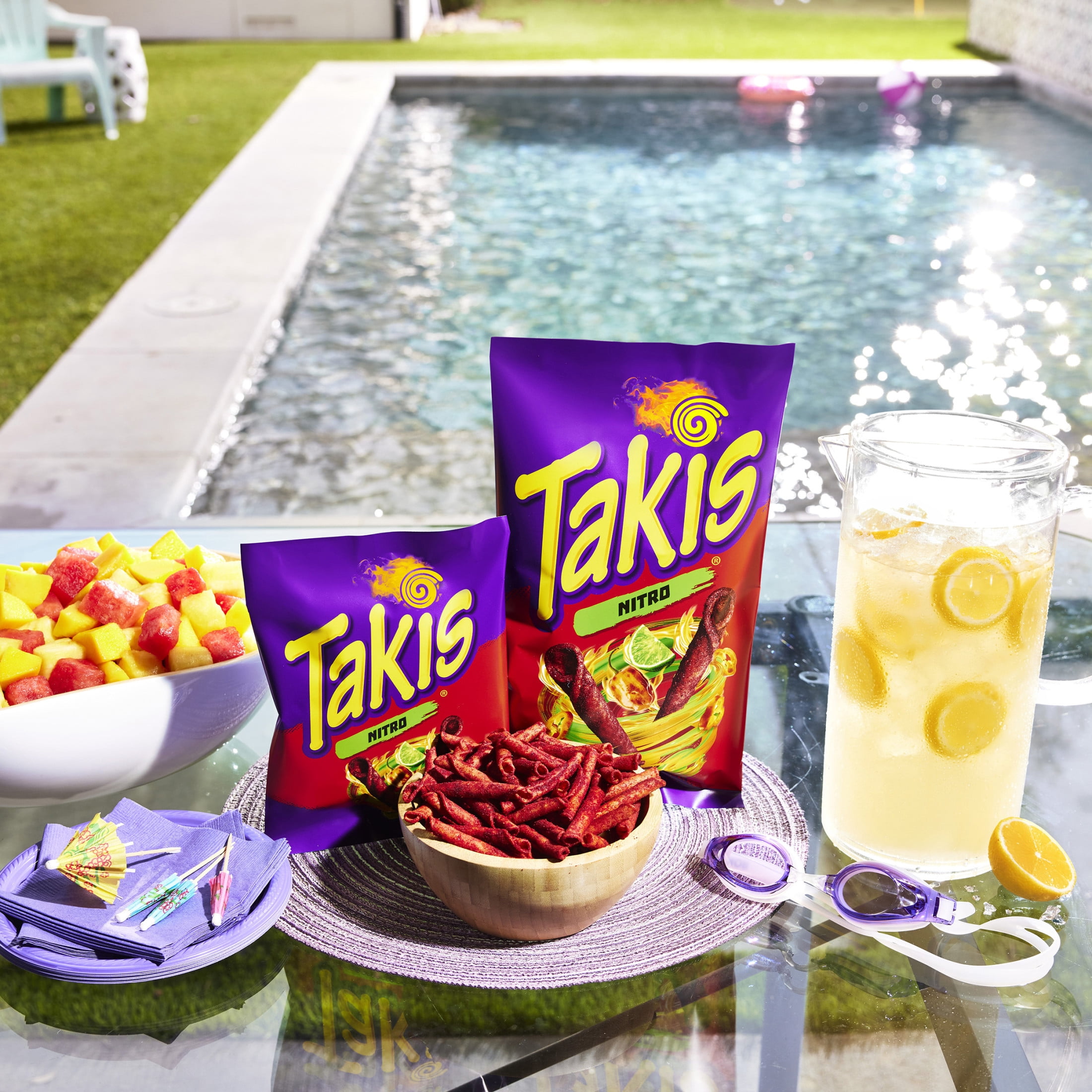 Takis Nitro 9.9 oz Sharing Size Bag, Habanero & Lime Rolled Tortilla Chips