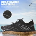 thumbnail image 2 of Hiking Barefoot Shoes for Women Men Non-Slip & Breathable Athletic Lightweight Barefoot Wide Toe Water Shoes for Walking,Running,and Swimming Black 38, 2 of 5