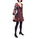 thumbnail image 1 of Vestido Floral Ajustado Y Acampanado Free People Mujer Negro 0, 1 of 1