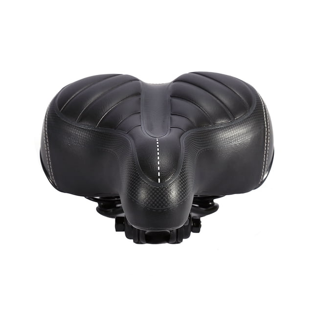 Sillín De Bicicleta Cojín Ultra Suave Asiento De Bicicleta De Montaña Más Grueso Negro Mate Perfecto Para Un Paseo Cómodo