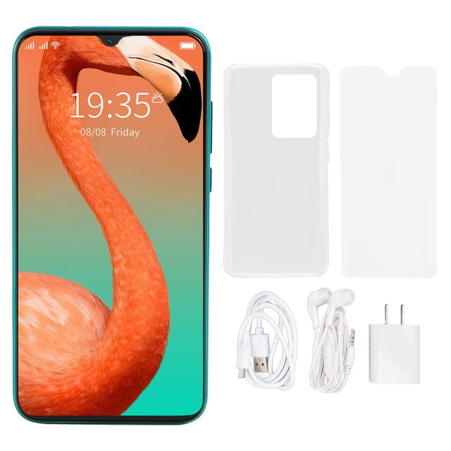 Smartphones de 6 Pulgadas RAM 4GB ROM 32GB Cámara Frontal 8MP Cámara Trasera 16MP 6000mAh MTK6580 100‑240V para Android 11 Negro