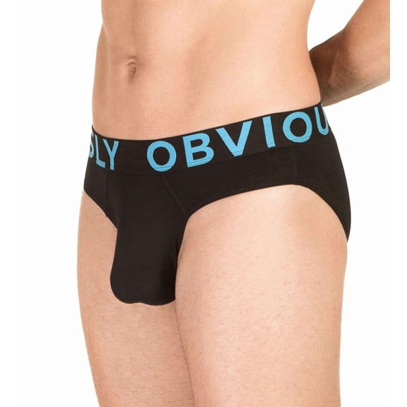 Men's Obviously B02-1A EveryMan AnatoMAX Brief (Black L)