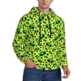 thumbnail image 2 of Lsque Frogs Pattern Casual Men's Hoodie,Hooded Sweatshirt with Kangaroo Pocket,Pullover Hoodie-XX-Large, 2 of 7