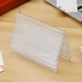 thumbnail image 4 of OULII 10Pcs Transparent Acrylic Name Plate Holders Dual Sided Desk Sign Display for Office, 4 of 6