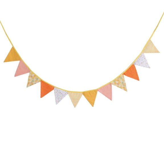 HOOWIFFY Nursery Garland Pennant Banner Flags Triangular Shape For Birthday Party 1 Set