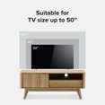 thumbnail image 3 of Mopio Brooklyn Mid-Century Modern 47" TV Stand for TVs up to 50”, Waveform Panel, Sturdy Legs (Oak), 3 of 7