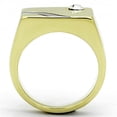 thumbnail image 2 of Anillo Color Oro Para Hombres de Acero Inoxidable Sol y Camino, 2 of 4