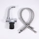 thumbnail image 5 of Irfora Grifo de cocina plegable Rotación de 360 ° Barra de baño Lavabo Grifos de agua Mezclador de agua fría y caliente de una sola manija Grifo de cobre para RV Caravan Camper Marine Boat Camping Irfora Grifo del fregadero, 5 of 7
