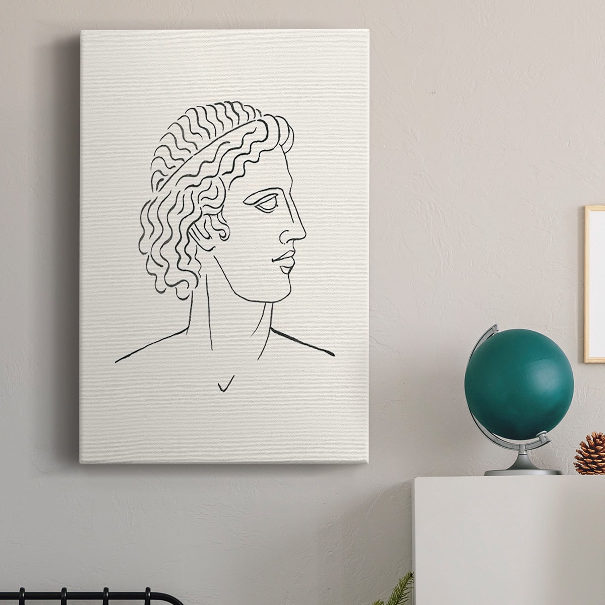Greek Busts I Premium Gallery Wrapped Canvas - Ready to Hang