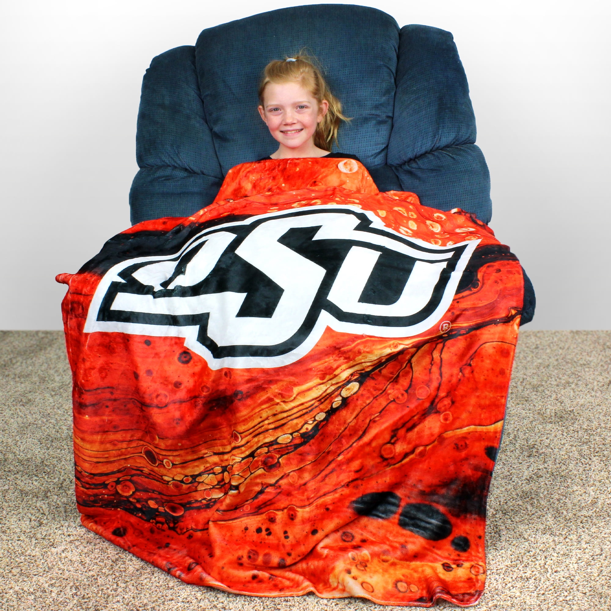 College Covers Oklahoma State Cowboys Sublimated Soft Throw Blanket, 42" x 60"