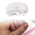thumbnail image 1 of Cortauñas eléctrico, recortador de uñas portátil recargable por USB, pulidor de uñas para adultos y niños de todas las edades. Blanco, 1 of 9