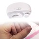 thumbnail image 1 of Cortauñas eléctrico, recortador de uñas portátil recargable por USB, pulidor de uñas para adultos y niños de todas las edades. Blanco, 1 of 9