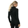 thumbnail image 2 of Women's Puma Essentials Full Zip Hoody in Black, 2 of 5