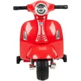 thumbnail image 3 of Huffy 6V Vespa Ride-On Electric Scooter for Toddlers, Red, 3 of 9