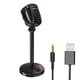 thumbnail image 1 of Gwong Electrónica Estilo Vintage Universal USB 3.5mm Micrófono de escritorio Micrófono Oficina de Reunión Mic, 1 of 7