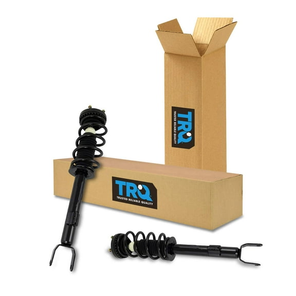TRQ Front Strut & Coil Spring Assembly Set Driver & Passenger Sides Fits Select 12-22 Chrysler 300 Dodge Challenger 11-22 Charger