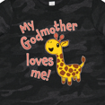 thumbnail image 4 of Inktastic My Godmother Loves Me Cute Giraffe Boys or Girls Toddler T-Shirt, 4 of 5