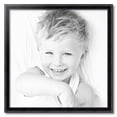 thumbnail image 2 of ArtToFrames 27" x 27" Black Engraved Edges Picture Frame, 27x27 inch Black Wood Poster Frame (WOM-4055), 2 of 8