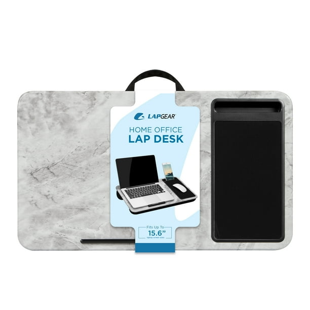 LapGear® Home Office Lap Desk White Marble