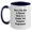 White/Navy, variant on Funny Computer Programmer Gifts from Friends - Two Tone Coffee Mug, Computer Programmer Birthday Unique Gifts, Sorry This Guy Is Already Taken By A Smokin' Hot Computer Programmer