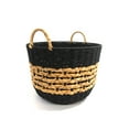 thumbnail image 1 of Hometrends Woven Paper & Water Hyacinth Storage Basket, Large, 1 of 6