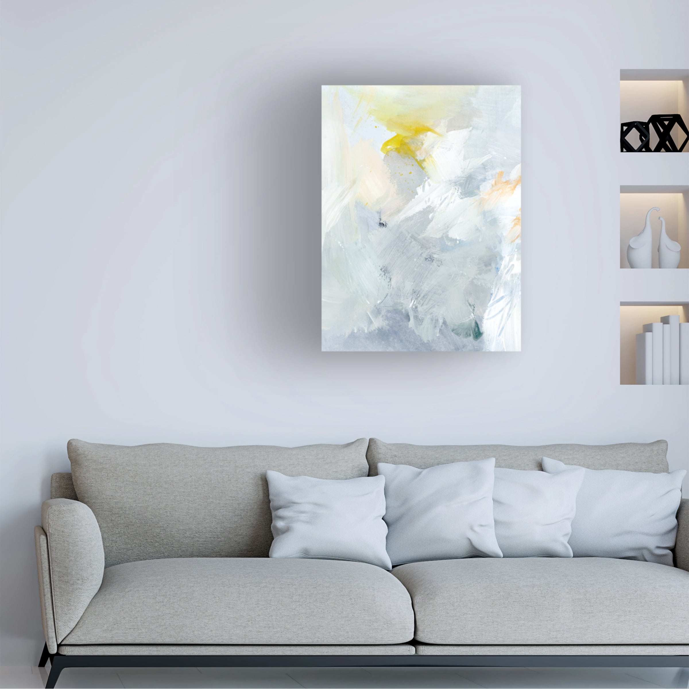 Victoria Barnes 'Canary And Sky II' Canvas Art
