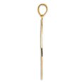 thumbnail image 2 of Pendentif en Filigrane Taille Diamant Rhodié en Or Jaune 14K, 2 of 3
