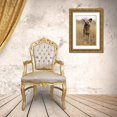 thumbnail image 3 of Zuckerman, Jim 11x14 Gold Ornate Wood Framed with Double Matting Museum Art Print Titled - Africa, Namibia Wild dog close-up, 3 of 4