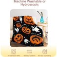 thumbnail image 4 of Halloween Kids Throw Blanket Child Boys Girls Blankets Trick or treat Lightweight Pumpkin Blankets for Couch Crib Stroller Sofa Fleece Blankets and Throws Decorative Blanket 40x50-02, 4 of 4