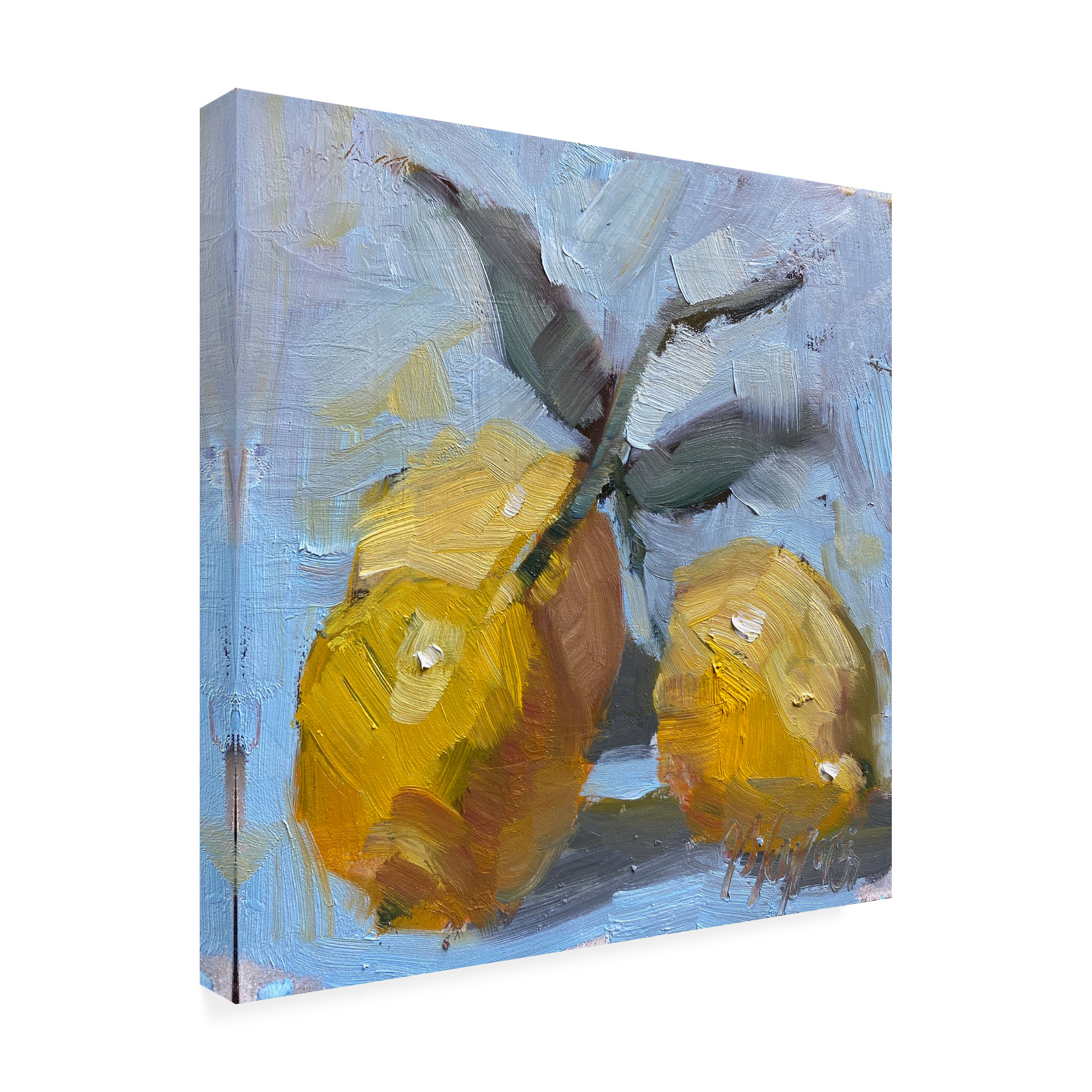 Jennifer Stottle Taylor 'Lemon Fashion' Canvas Art