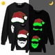 thumbnail image 2 of Camiseta navideña a juego para la familia, sudadera luminosa de Papá Noel, diseño exclusivo, 2 of 3