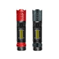 thumbnail image 4 of Advancent Linterna recargable, reparación de antorcha, linterna ajustable, luz telescópica con zoom, para acampar, senderismo, ciclismo, lámpara, carpas Rojo Advancent OD029460-02, 4 of 6