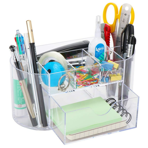 Pro Space Acrylic Desk Organizer Pencil And Pen Holder Cosmetic