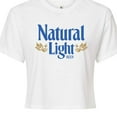 thumbnail image 3 of Natural Light - Logo - Junior's Cropped Graphic T-Shirt, 3 of 5
