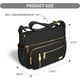 thumbnail image 3 of Bandolera NPBAG para mujer, bandolera de nailon, color negro, 3 of 7