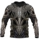 thumbnail image 3 of Sudadera con capucha de los Caballeros Templarios para hombre, con estampado 3D, de gran tamaño, estilo Harajuku, chaqueta holgada, jersey informal, ropa de calle con capucha, 3 of 5