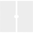thumbnail image 4 of 20"OD x 2"ID x 7"C x 1"P Knox Architectural Grade PVC Contemporary Ceiling Medallion, Two Piece, 4 of 11