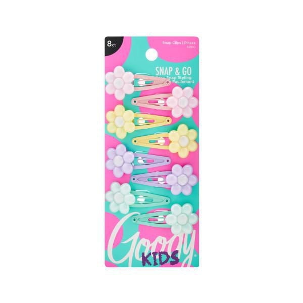 Goody Kids Contour Clips avec des fleurs - 5Ct