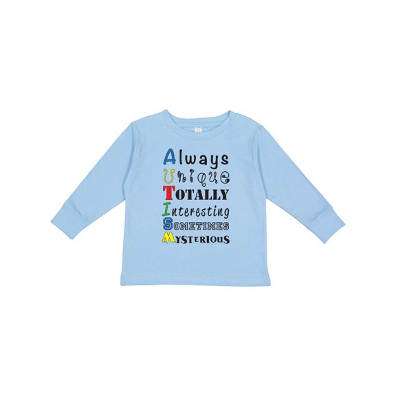 Inktastic AUTISM Boys or Girls Long Sleeve Toddler T-Shirt