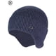 thumbnail image 2 of Luxtrada - Gorro de punto con visera para hombre, cálido, de invierno, con forro polar, orejeras, gorro de punto, gorro cálido con orejas (azul marino), 2 of 8