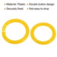 thumbnail image 4 of Unique Bargains 1.1' OD 0.8' ID Loose Leaf Rings Binder Ring Plastic for Book DIY Scrapbook Notebook, Yellow 50 Pack, 4 of 5