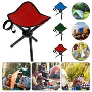 HOTBEST Outdoor Tripod Stool, Tall Slacker Chair Folding Tripod Stool, For Outdoor Camping Walking Hunting Hiking Fishing Travel,(Color Optional)