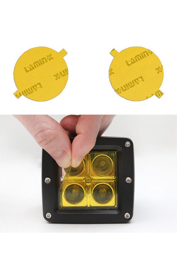 Mitsubishi Lancer (07-15) Yellow Fog Light Covers