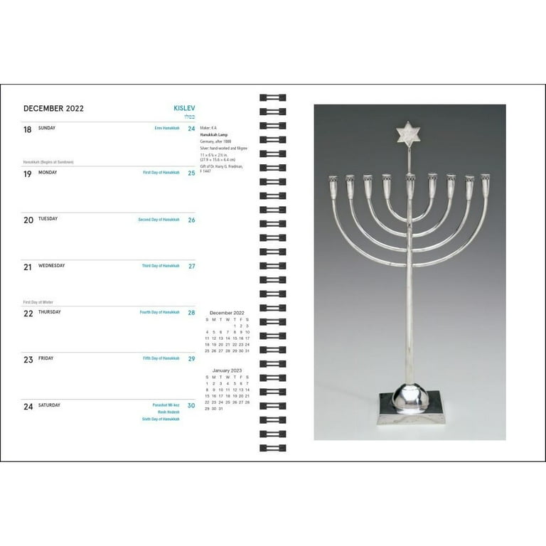 The Jewish Calendar 16-Month 2022-2023 Planner : Jewish Year