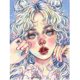 thumbnail image 1 of Diamond Painting (DE9598) Girl 5D DIY Square Rhinestone Imagen (NE181) 20X30cm FLhrweasw Nuevo, 1 of 1