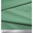 thumbnail image 2 of Soimoi Poly Georgette Fabric Dot & Paisley Print Sewing Fabric Yard 52 Inch Wide, 2 of 3